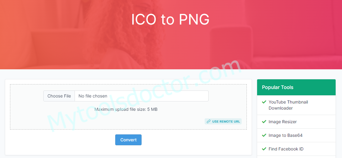 ICO to PNG Converter online
